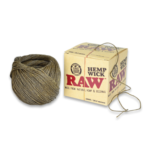 RAW RAW Hemp Wick Ball - 100ft RAW RAW Hemp Wick Ball - 100ft