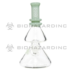 Biohazard BIO Double Stacked Beaker Water Pipe 8"