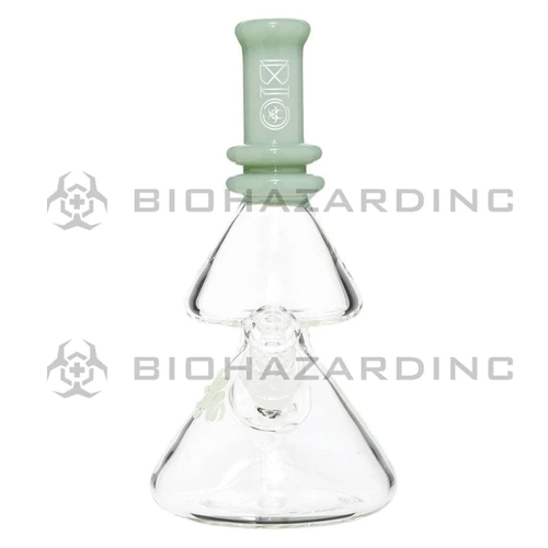 Biohazard BIO Double Stacked Beaker Water Pipe 8" Biohazard BIO Double Stacked Beaker Water Pipe 8"