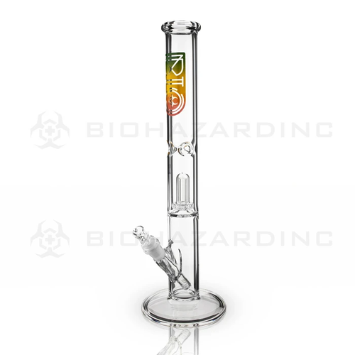 Biohazard BIO Showerhead Perc Straight Water Pipe18" Biohazard BIO Showerhead Perc Straight Water Pipe18"