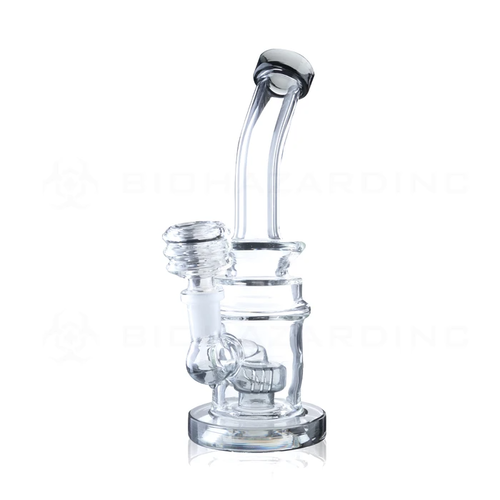 Biohazard Bio Showerhead Perc Water Pipe 8" Black Biohazard Bio Showerhead Perc Water Pipe 8" Black