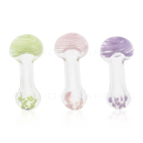 Biohazard Bio Slyme Swirl Hand Pipe 3" Assorted Colors Biohazard Bio Slyme Swirl Hand Pipe 3" Assorted Colors