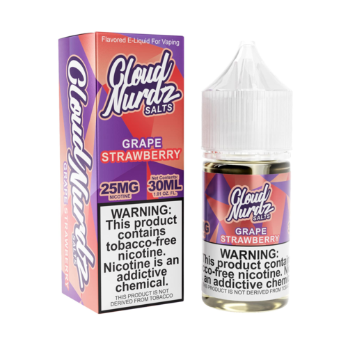 Cloud Nurdz Grape Strawberry Salts (TFN) 30mL Cloud Nurdz Grape Strawberry Salts (TFN) 30mL