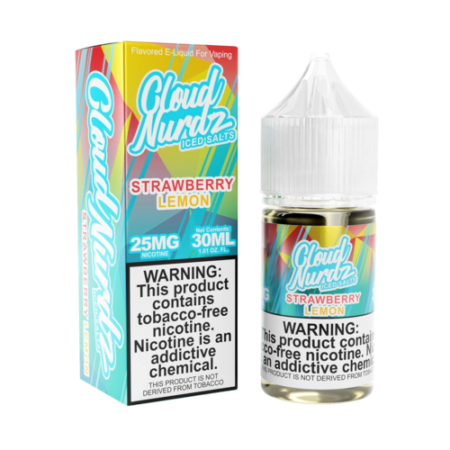 Cloud Nurdz Strawberry Lemon Iced Salts (TFN) 30mL Cloud Nurdz Strawberry Lemon Iced Salts (TFN) 30mL
