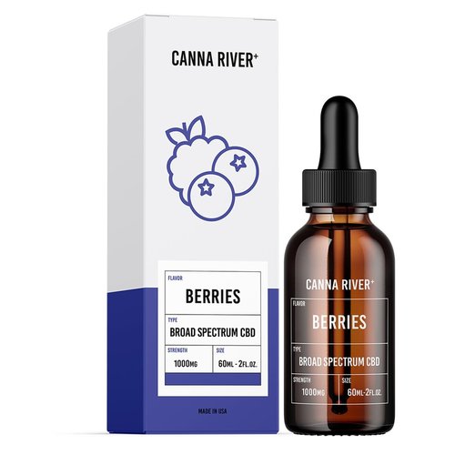 Canna River Broad Spectrum CBD Tincture 60mL 1000mg Canna River Broad Spectrum CBD Tincture 60mL 1000mg