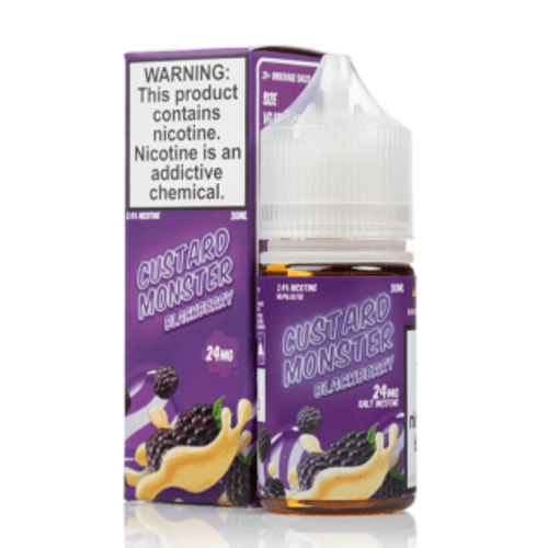 Custard Monster Salt 30ml Blackberry 24mg Custard Monster Salt 30ml Blackberry 24mg