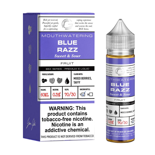 Glas Basix Blue Razz (TFN) 60mL Glas Basix Blue Razz (TFN) 60mL