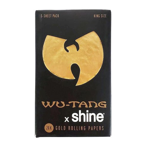 Shine Wu Tang x Shine 24K Gold King Size-3pk Shine Wu Tang x Shine 24K Gold King Size-3pk