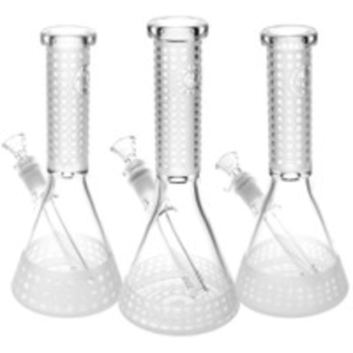 AFG Top Eight Etched Beaker Water Pipe AFG Top Eight Etched Beaker Water Pipe