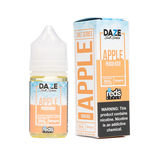 7 Daze Reds Apple Peach ICED Salt (Synthetic) 30mL 7 Daze Reds Apple Peach ICED Salt (Synthetic) 30mL