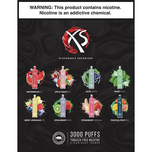 XS Disposables XS Disposable 3000 Puffs 5%