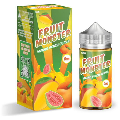 Monster Vape Labs Fruit Monster Mango Peach Guava 100ml Monster Vape Labs Fruit Monster Mango Peach Guava 100ml