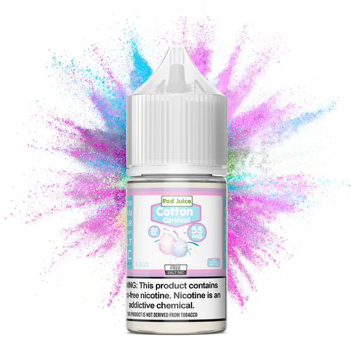 Pod Juice Cotton Carnival TFN Salt 30mL Pod Juice Cotton Carnival TFN Salt 30mL