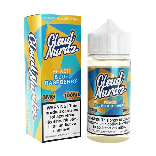 Cloud Nurdz Peach Blue Raspberry (TFN) 100ml Cloud Nurdz Peach Blue Raspberry (TFN) 100ml
