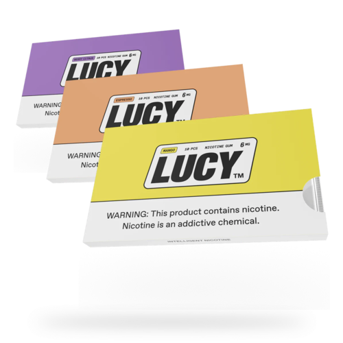 Lucy Lucy Nicotine Gum 6mg Lucy Lucy Nicotine Gum 6mg