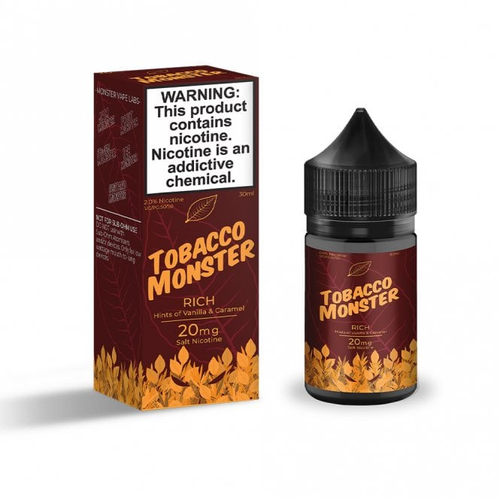 Monster Vape Labs Tobacco Monster Rich Salts 30ml Monster Vape Labs Tobacco Monster Rich Salts 30ml
