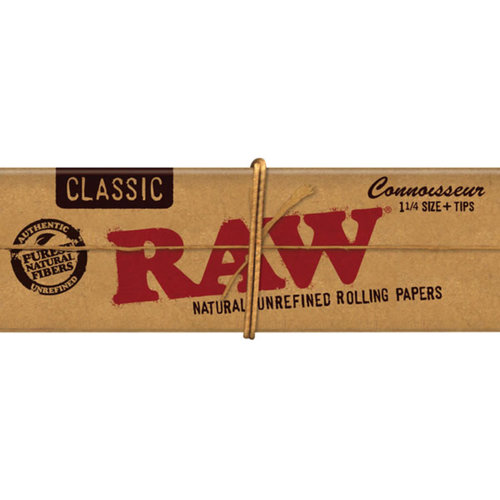 RAW RAW Connoisseur 1 1/4" Papers w/ Tips RAW RAW Connoisseur 1 1/4" Papers w/ Tips
