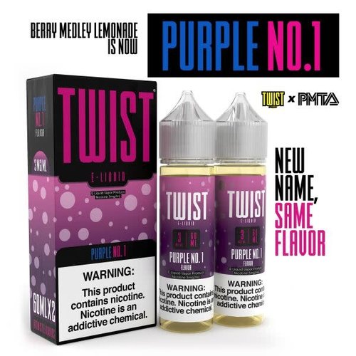Twist E-Liquids Purple No. 1 (Berry Medley Lemonade) 120mL Twist E-Liquids Purple No. 1 (Berry Medley Lemonade) 120mL