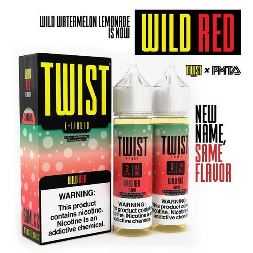 Twist E-Liquids Wild Red (Wild Watermelon Lemonade) 120mL