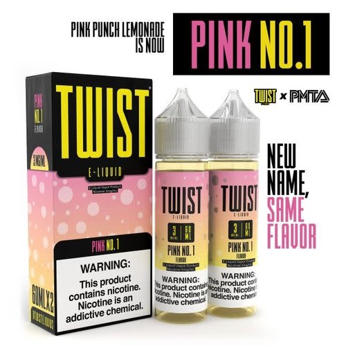 Twist E-Liquids Pink No. 1 (Pink Punch Lemonade) 120mL Twist E-Liquids Pink No. 1 (Pink Punch Lemonade) 120mL