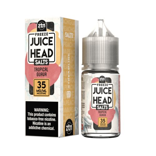 Juice Head Tropical Guava Freeze Salts 30ml (Guava Peach) Juice Head Tropical Guava Freeze Salts 30ml (Guava Peach)