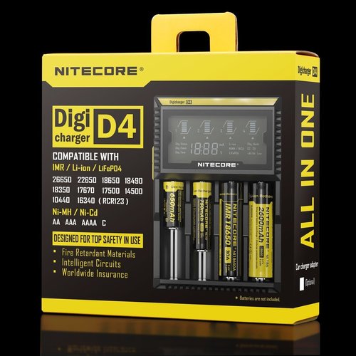 Nitecore Nitecore Battery Charger D4 Quad Bay