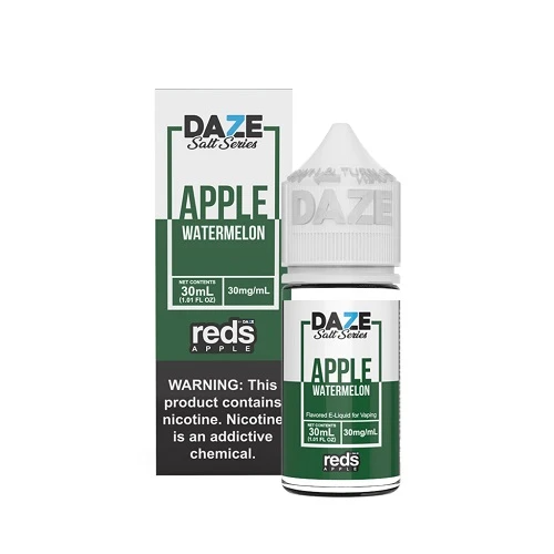 7 Daze Reds Apple Watermelon Salt (Synthetic) 30ml 7 Daze Reds Apple Watermelon Salt (Synthetic) 30ml