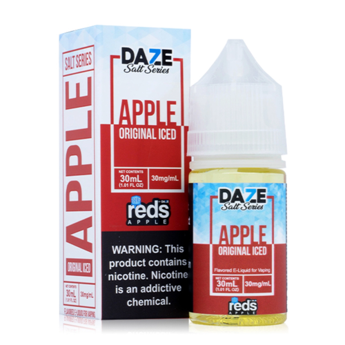 7 Daze Reds Apple Original ICED Salt (Synthetic) 30ml 7 Daze Reds Apple Original ICED Salt (Synthetic) 30ml