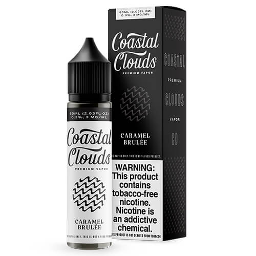 Coastal Clouds Zero Nicotine - Caramel Brulee (Synthetic) 60ml 00mg