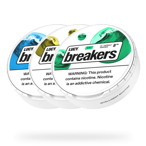 Lucy Lucy Breakers Nicotine Pouches 4mg Lucy Lucy Breakers Nicotine Pouches 4mg