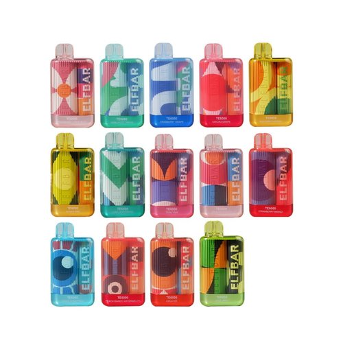 Elf Bar Elf Bar TE6000 Disposable 6000 Puffs 5% Elf Bar Elf Bar TE6000 Disposable 6000 Puffs 5%
