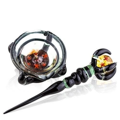 Empire Glassworks Dragon Sphere Dabber Set with Dish Empire Glassworks Dragon Sphere Dabber Set with Dish