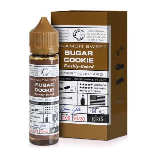 Glas Basix Sugar Cookie 60ml 06mg Glas Basix Sugar Cookie 60ml 06mg