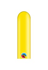 260Q Citrine Yellow Balloon 1 Dozen Flat
