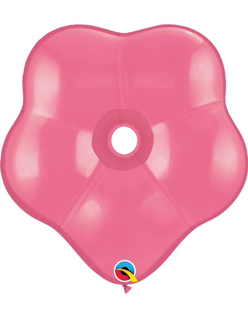 16" Geo Blossom Rose Balloon Flat