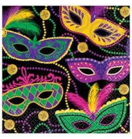 Mardi Gras Masks Luncheon Napkins (16)