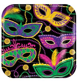 Mardi Gras Masks Small Plates (8)