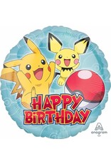 Pokemon Happy Birthday 18" Mylar Balloon