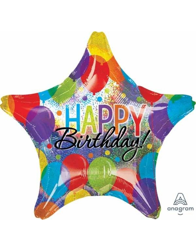 Birthday Bash Jumbo Mylar Balloon