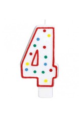 #4 Numeral Candle