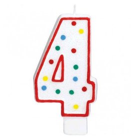 #4 Numeral Candle