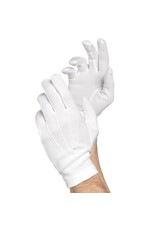White Cotton Santa Gloves