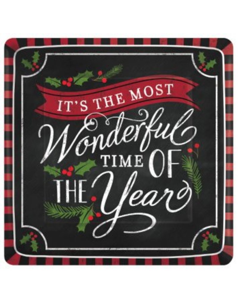 Most Wonderful Time Square Plates, 10"