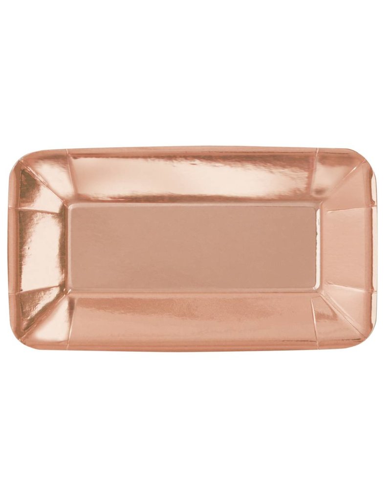 Rose Gold Appetizer Plate 9" (8)