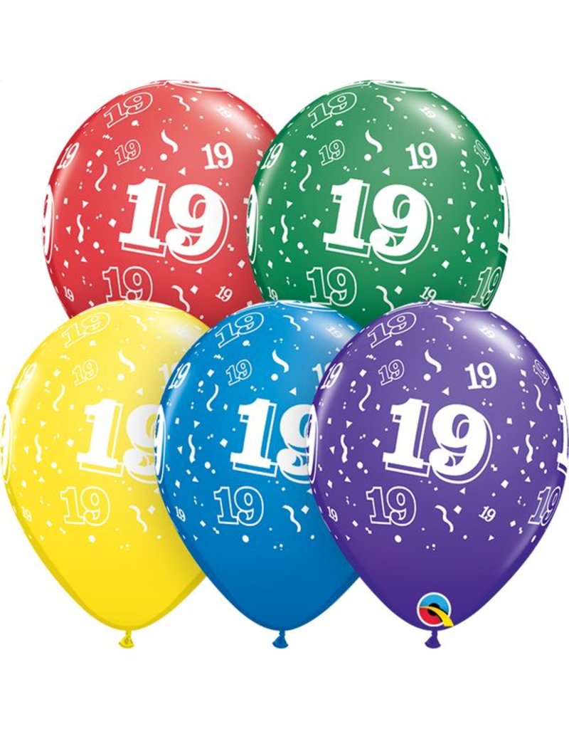 11" #19 Around Balloons (Without Helium)