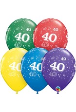 11" #40 Around Balloons (Without Helium)