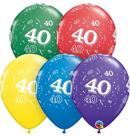 11" #40 Around Balloons (Without Helium)