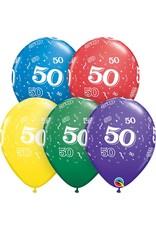 11" #50 Around Balloons (Without Helium)