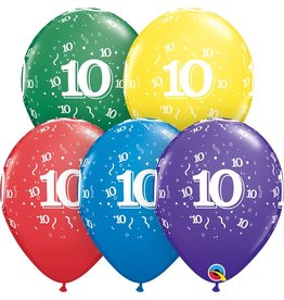 11" #10 Confetti Around Balloons (Without Helium)
