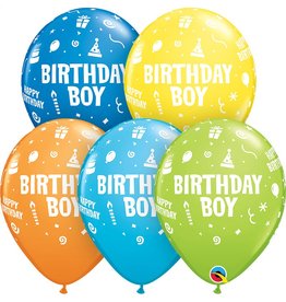 11" Birthday Boy Balloon (Without Helium)